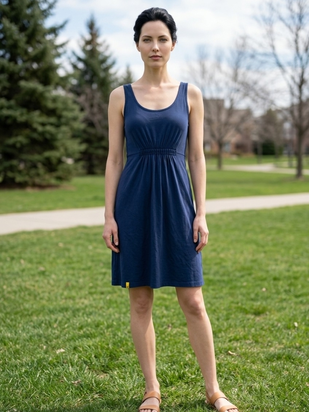 LOLE Sporty Navy Tank-Style Dress